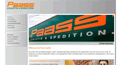 Desktop Screenshot of paass-logistik.de